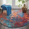 image:imageNourison Home Celestial Sealife 3 x 5 Area Rug  Easy Clean Non Shedding Bed Room Living Room Dining Room Kitchen 3 x 5Atlantic