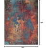 image:imageNourison Home Celestial Sealife 3 x 5 Area Rug  Easy Clean Non Shedding Bed Room Living Room Dining Room Kitchen 3 x 5Atlantic