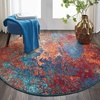 image:imageNourison Home Celestial Sealife 3 x 5 Area Rug  Easy Clean Non Shedding Bed Room Living Room Dining Room Kitchen 3 x 5Atlantic