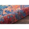 image:imageNourison Home Celestial Sealife 3 x 5 Area Rug  Easy Clean Non Shedding Bed Room Living Room Dining Room Kitchen 3 x 5Atlantic
