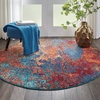 image:imageNourison Home Celestial Sealife 3 x 5 Area Rug  Easy Clean Non Shedding Bed Room Living Room Dining Room Kitchen 3 x 5Atlantic
