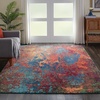 image:imageNourison Home Celestial Sealife 3 x 5 Area Rug  Easy Clean Non Shedding Bed Room Living Room Dining Room Kitchen 3 x 5Atlantic