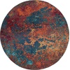 image:imageNourison Home Celestial Sealife 3 x 5 Area Rug  Easy Clean Non Shedding Bed Room Living Room Dining Room Kitchen 3 x 5Atlantic
