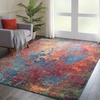 image:imageNourison Home Celestial Sealife 3 x 5 Area Rug  Easy Clean Non Shedding Bed Room Living Room Dining Room Kitchen 3 x 5Atlantic