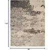 image:imageNourison Home Celestial Sealife 3 x 5 Area Rug  Easy Clean Non Shedding Bed Room Living Room Dining Room Kitchen 3 x 5IvoryGrey