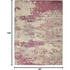 image:imageNourison Home Celestial Sealife 3 x 5 Area Rug  Easy Clean Non Shedding Bed Room Living Room Dining Room Kitchen 3 x 5IvoryPink