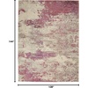 image:imageNourison Home Celestial Sealife 3 x 5 Area Rug  Easy Clean Non Shedding Bed Room Living Room Dining Room Kitchen 3 x 5IvoryPink
