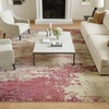 image:imageNourison Home Celestial Sealife 3 x 5 Area Rug  Easy Clean Non Shedding Bed Room Living Room Dining Room Kitchen 3 x 5IvoryPink