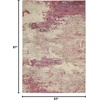 image:imageNourison Home Celestial Sealife 3 x 5 Area Rug  Easy Clean Non Shedding Bed Room Living Room Dining Room Kitchen 3 x 5IvoryPink