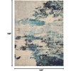 image:imageNourison Home Celestial Sealife 3 x 5 Area Rug  Easy Clean Non Shedding Bed Room Living Room Dining Room Kitchen 3 x 5IvoryTeal Blue