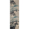 image:imageNourison Home Celestial Sealife 3 x 5 Area Rug  Easy Clean Non Shedding Bed Room Living Room Dining Room Kitchen 3 x 5IvoryTeal Blue