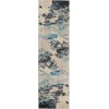 image:imageNourison Home Celestial Sealife 3 x 5 Area Rug  Easy Clean Non Shedding Bed Room Living Room Dining Room Kitchen 3 x 5IvoryTeal Blue