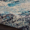 image:imageNourison Home Celestial Sealife 3 x 5 Area Rug  Easy Clean Non Shedding Bed Room Living Room Dining Room Kitchen 3 x 5IvoryTeal Blue