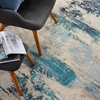 image:imageNourison Home Celestial Sealife 3 x 5 Area Rug  Easy Clean Non Shedding Bed Room Living Room Dining Room Kitchen 3 x 5IvoryTeal Blue