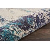 image:imageNourison Home Celestial Sealife 3 x 5 Area Rug  Easy Clean Non Shedding Bed Room Living Room Dining Room Kitchen 3 x 5IvoryTeal Blue