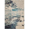 image:imageNourison Home Celestial Sealife 3 x 5 Area Rug  Easy Clean Non Shedding Bed Room Living Room Dining Room Kitchen 3 x 5IvoryTeal Blue