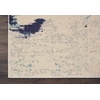 image:imageNourison Home Celestial Sealife 3 x 5 Area Rug  Easy Clean Non Shedding Bed Room Living Room Dining Room Kitchen 3 x 5IvoryTeal Blue
