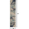 image:imageNourison Home Celestial Sealife 3 x 5 Area Rug  Easy Clean Non Shedding Bed Room Living Room Dining Room Kitchen 3 x 5IvoryTeal Blue