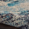 image:imageNourison Home Celestial Sealife 3 x 5 Area Rug  Easy Clean Non Shedding Bed Room Living Room Dining Room Kitchen 3 x 5IvoryTeal Blue