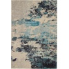 image:imageNourison Home Celestial Sealife 3 x 5 Area Rug  Easy Clean Non Shedding Bed Room Living Room Dining Room Kitchen 3 x 5IvoryTeal Blue