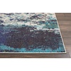 image:imageNourison Home Celestial Sealife 3 x 5 Area Rug  Easy Clean Non Shedding Bed Room Living Room Dining Room Kitchen 3 x 5IvoryTeal Blue