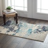 image:imageNourison Home Celestial Sealife 3 x 5 Area Rug  Easy Clean Non Shedding Bed Room Living Room Dining Room Kitchen 3 x 5IvoryTeal Blue