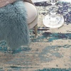 image:imageNourison Home Celestial Sealife 3 x 5 Area Rug  Easy Clean Non Shedding Bed Room Living Room Dining Room Kitchen 3 x 5IvoryTeal Blue