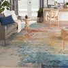 image:imageNourison Home Celestial Sealife 3 x 5 Area Rug  Easy Clean Non Shedding Bed Room Living Room Dining Room Kitchen 3 x 5Sealife