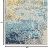 image:imageNourison Home Celestial Sealife 3 x 5 Area Rug  Easy Clean Non Shedding Bed Room Living Room Dining Room Kitchen 3 x 5Sealife