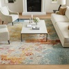 image:imageNourison Home Celestial Sealife 3 x 5 Area Rug  Easy Clean Non Shedding Bed Room Living Room Dining Room Kitchen 3 x 5Sealife