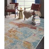 image:imageNourison Home Celestial Sealife 3 x 5 Area Rug  Easy Clean Non Shedding Bed Room Living Room Dining Room Kitchen 3 x 5Sealife