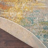 image:imageNourison Home Celestial Sealife 3 x 5 Area Rug  Easy Clean Non Shedding Bed Room Living Room Dining Room Kitchen 3 x 5Sealife
