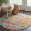 image:imageNourison Home Celestial Sealife 3 x 5 Area Rug  Easy Clean Non Shedding Bed Room Living Room Dining Room Kitchen 3 x 5Sealife