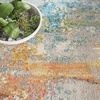 image:imageNourison Home Celestial Sealife 3 x 5 Area Rug  Easy Clean Non Shedding Bed Room Living Room Dining Room Kitchen 3 x 5Sealife