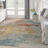 image:imageNourison Home Celestial Sealife 3 x 5 Area Rug  Easy Clean Non Shedding Bed Room Living Room Dining Room Kitchen 3 x 5Sealife