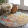 image:imageNourison Home Celestial Sealife 3 x 5 Area Rug  Easy Clean Non Shedding Bed Room Living Room Dining Room Kitchen 3 x 5Sealife