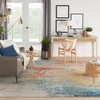 image:imageNourison Home Celestial Sealife 3 x 5 Area Rug  Easy Clean Non Shedding Bed Room Living Room Dining Room Kitchen 3 x 5Sealife