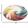 image:imageNourison Home Celestial Wave 3 x 5 Area Rug  Easy Clean Non Shedding Bed Room Living Room Dining Room Kitchen 3 x 5Wave