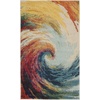 image:imageNourison Home Celestial Wave 3 x 5 Area Rug  Easy Clean Non Shedding Bed Room Living Room Dining Room Kitchen 3 x 5Wave
