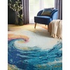 image:imageNourison Home Celestial Wave 3 x 5 Area Rug  Easy Clean Non Shedding Bed Room Living Room Dining Room Kitchen 3 x 5Wave