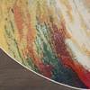 image:imageNourison Home Celestial Wave 3 x 5 Area Rug  Easy Clean Non Shedding Bed Room Living Room Dining Room Kitchen 3 x 5Wave