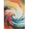 image:imageNourison Home Celestial Wave 3 x 5 Area Rug  Easy Clean Non Shedding Bed Room Living Room Dining Room Kitchen 3 x 5Wave