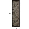 image:imageNourison Home Chambord CM15 Black Rectangle Area Rug 3Feet 6Inches by 5Feet 6Inches 36 x 56Black