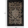 image:imageNourison Home Chambord CM15 Black Rectangle Area Rug 3Feet 6Inches by 5Feet 6Inches 36 x 56Black
