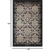 image:imageNourison Home Chambord CM15 Black Rectangle Area Rug 3Feet 6Inches by 5Feet 6Inches 36 x 56Ivory