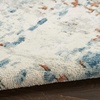 image:imageNourison Home Concerto Abstract Ivory Grey Blue 3 x 5 Oval Area Rug Easy Cleaning Non Shedding Bed Room Living Room Dining Room Kitchen 3x5Beige Blue Rust
