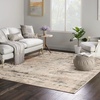 image:imageNourison Home Concerto Abstract Ivory Grey Blue 3 x 5 Oval Area Rug Easy Cleaning Non Shedding Bed Room Living Room Dining Room Kitchen 3x5Beige Grey