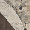 image:imageNourison Home Concerto Abstract Ivory Grey Blue 3 x 5 Oval Area Rug Easy Cleaning Non Shedding Bed Room Living Room Dining Room Kitchen 3x5Beige Grey