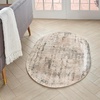 image:imageNourison Home Concerto Abstract Ivory Grey Blue 3 x 5 Oval Area Rug Easy Cleaning Non Shedding Bed Room Living Room Dining Room Kitchen 3x5Beige Grey