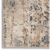 image:imageNourison Home Concerto Abstract Ivory Grey Blue 3 x 5 Oval Area Rug Easy Cleaning Non Shedding Bed Room Living Room Dining Room Kitchen 3x5Beige Grey